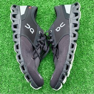 On Running Cloud X 3 Mens 12.5 Shoes Road Race Distance Trainer Workout Black